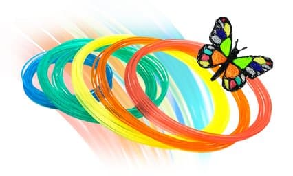 Refill  3D pen PEN 1.0 PLA 6 colors x 2m