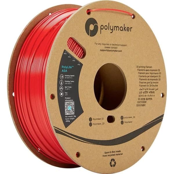 Polymaker PF01004 PolyLite ASA Filament UV-beständig, väderbeständig, värmebeständig 1,75 mm 1000