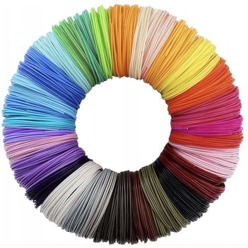 30-Pak - Filament PLA til 3D-pen - 1,75 mm x 10 m
