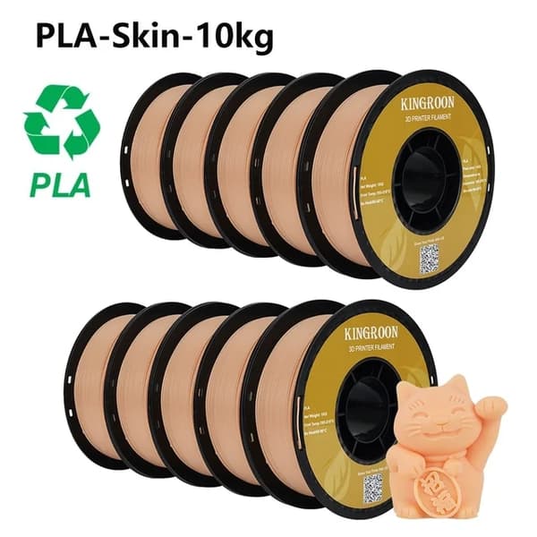 3D-tulostin, 10KG PLA PETG filamentti, ei kuplia kiekoilla, PLA 10KG Skin