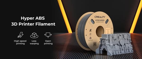Creality Hyper ABS - 1.75 mm - 1 kg Grå