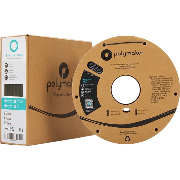 Polymaker PolyLite ASA - 1kg - Svart