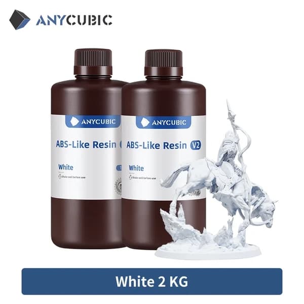 Vattenlöslig ABS-liknande harts, snabbhärdande, hög precision, 1 KG Svart