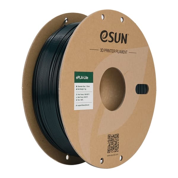 eSUN PLA Lite 1.75mm - 1kg - Black