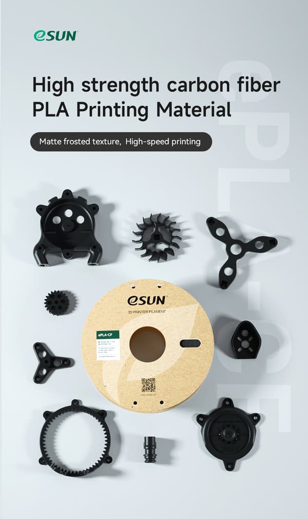 eSUN ePLA-CF 1.75 mm - 1 kg - Lila