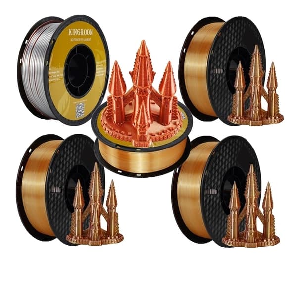 3D Printer Filament, Tricolor Silk Materiale, Ingen Boble Spole, 5KG Farve C