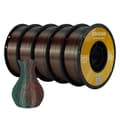 Miniatyrbillede 2 af 2: 3D Printer Filament, Silkefinish, Trefarve Mulighed, Grøn Lilla Kobber
