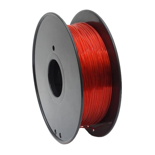 3D Printer Filament, Fleksibelt TPU Materiale, 175mm Diameter, Transparent Pink