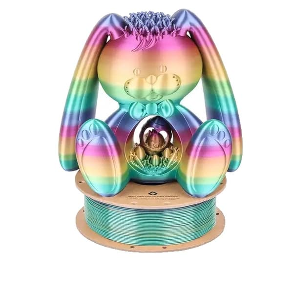 3D-tulostuslanka, sateenkaaren värit, 1kg kela, Rainbow-Candy