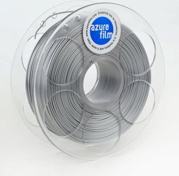 AzureFilm Silke Filament - 1,75 mm - 1 kg - Sølv