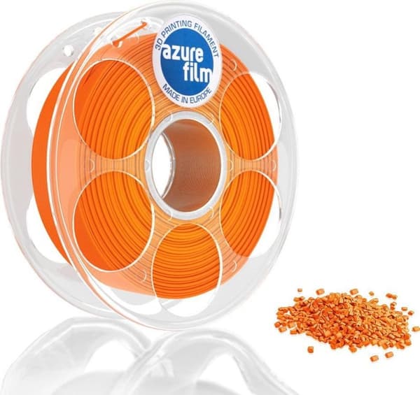 AzureFilm PLA Filament - 1,75 mm - 1 kg - Orange