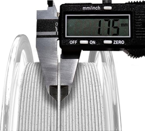 AzureFilm PLA Filament - 1,75 mm - 1 kg - Marmor