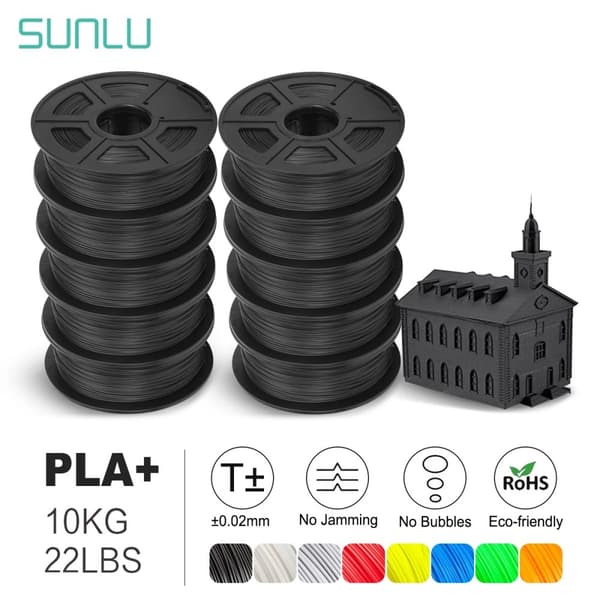 3D-tulostimen filamentti, 10KG kela, ympäristöystävällinen PLA, PLA PLUS SININEN 10KG