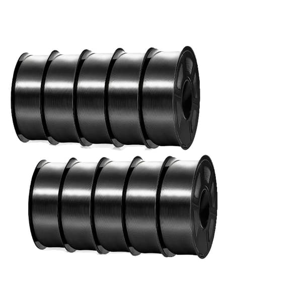 3D Filament, Silke Tekstur, Høj Styrke, SORT SILKE 10 stk BLACK SILK 10pcs