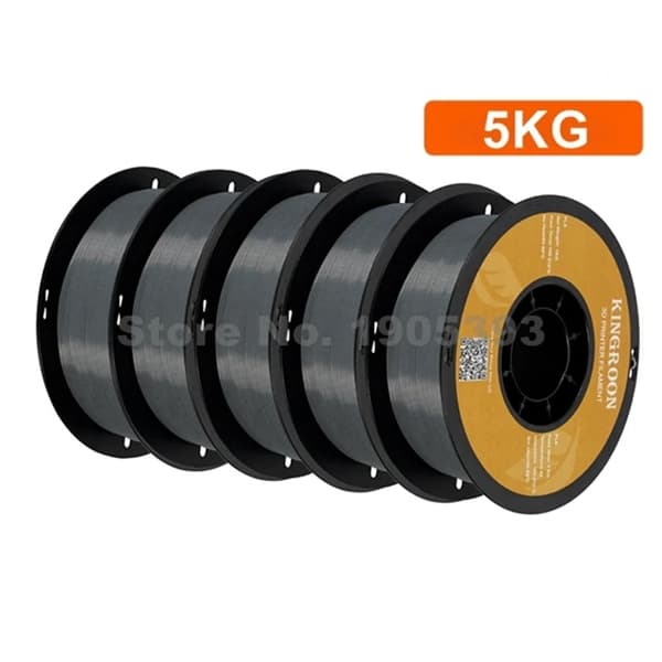 3D-skrivartråd, Blandningsfärgalternativ, Högkvalitativt PETG-plast, 10kg svart PETG
