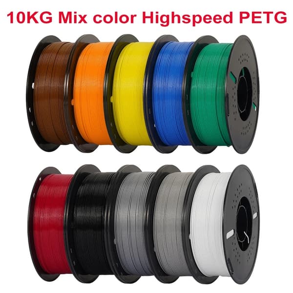 3D Printer PETG Filament, Højhastighedsudskrivning, God Styrke, 10kg Rød