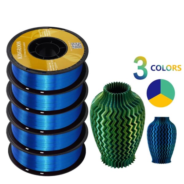 3D Printer Filament, Høj Kvalitet, Flere Farver, 5KG Hvid TPU