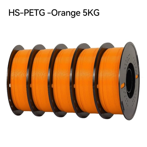 PETG filamentti, korkeanopeustulostus, ei kuplia kiekossa, 5kg HS-PETG Oranssi