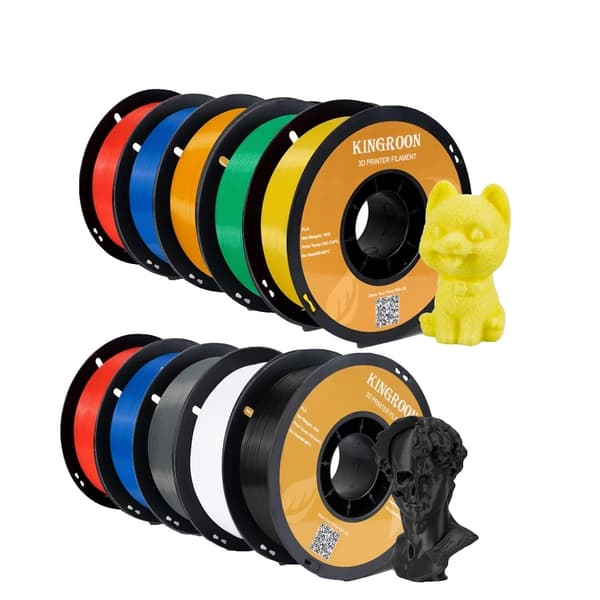 PLA-filament, utan bubblor, 175mm i diameter, 5WT 5BK pla