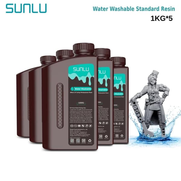 Vattenlöslig 3D-skrivarharts, hög precision, snabb härdning 5KG,5KG ST Hud