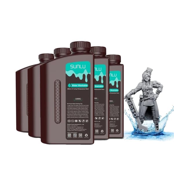Vattenlöslig 3D-skrivarharts, hög precision, snabb härdning 5KG,5KG ST Hud
