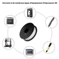 Miniatyrbild 3 av 4: 3D-skrivare Filament PLA 1,75 mm för 3D-skrivare 1KG (svart)