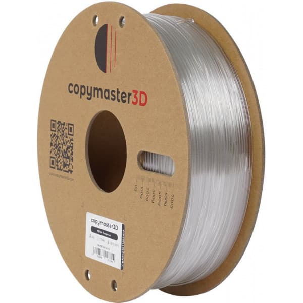 Copymaster3D PET-G filament til 3D-printere, 1,75 mm, gennemsigtig