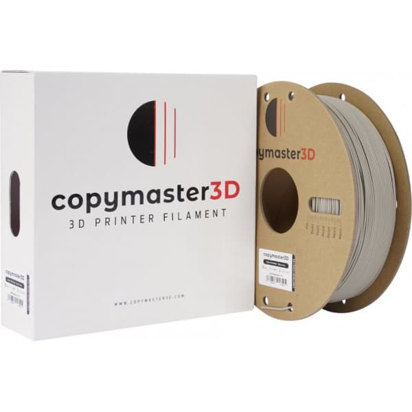 Copymaster3D Turbo PLA Mat -filament til 3D-printere, 1,75 mm, mat varmgrå