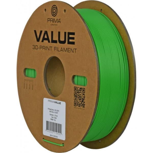 PrimaValue ABS-filament för 3D-skrivare, 1,75 mm, grön