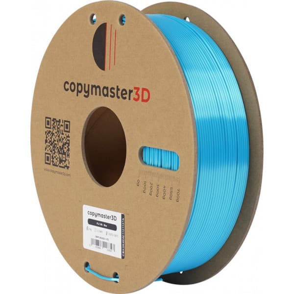Copymaster3D PLA Silk filament til 3D-printere, 1,75 mm, blå
