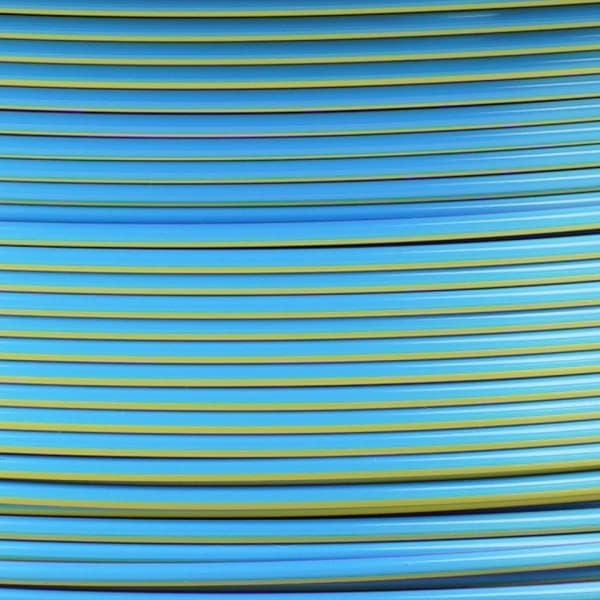 Copymaster3D Tri-Silk filament 3D printer, 1.75 mm, blå/lilla/gul