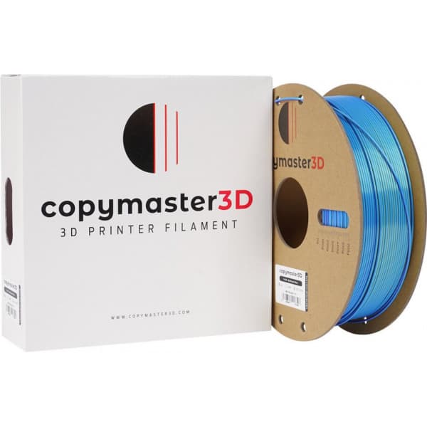 Copymaster3D Tri-Silk filament 3D printer, 1.75 mm, blå/lilla/gul