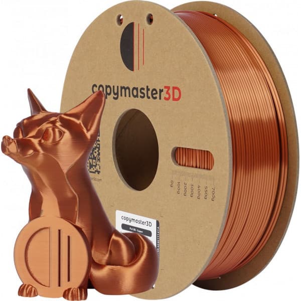 Copymaster3D PLA Silk filament til 3D-printere, 1,75 mm, kobber