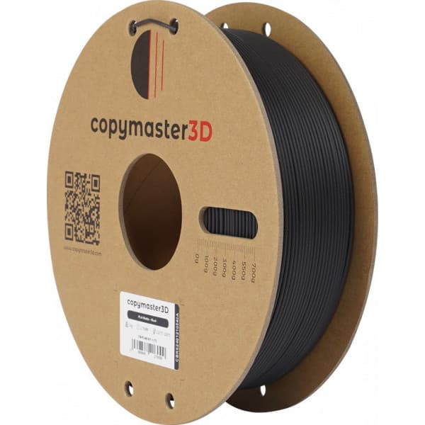 Copymaster3D PLA MATTE -filament för 3D-skrivare, 1,75 mm, matt svart