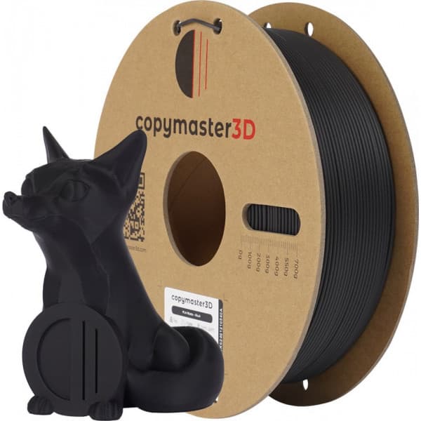 Copymaster3D PLA MATTE -filament för 3D-skrivare, 1,75 mm, matt svart