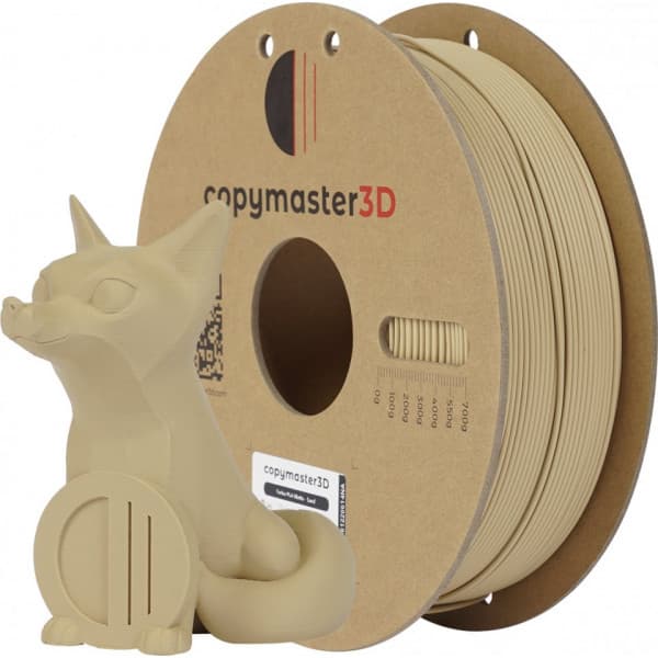 Copymaster3D Turbo PLA Matt - filament til 3D-printere, 1,75 mm, mat sand