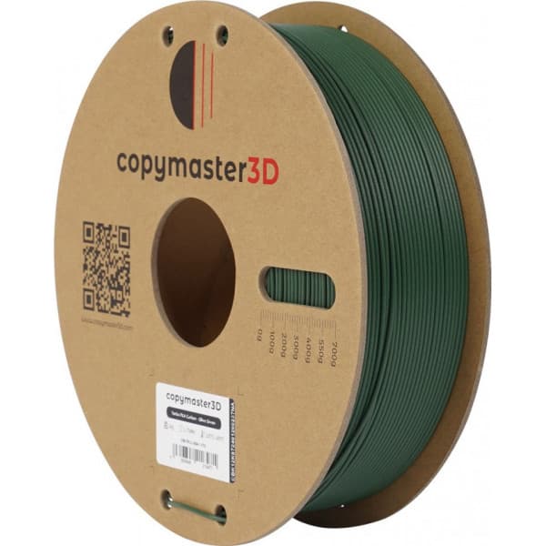Copymaster3D Turbo PLA Carbon-filament til 3D-printere, 1,75 mm, olivgrøn
