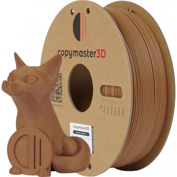 Copymaster3D PLA Wood -filament til 3D-printere, 1.75 mm, mørkt træ