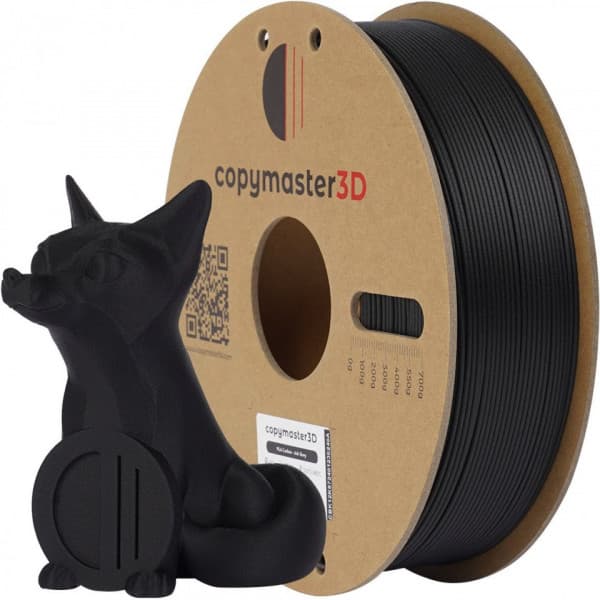 Copymaster3D PLA Carbon-filament til 3D-printere, 1,75 mm, aske