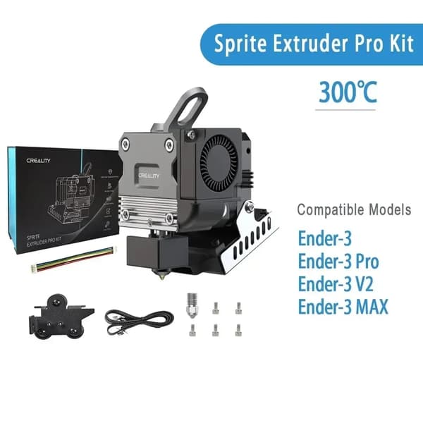 Sprite Extruder Pro Kit, Dual Gear Direct Drive, 300°C Print Temperatur,Extruder Pro Kit