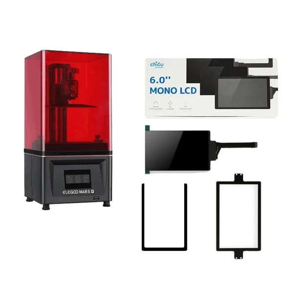 Mono LCD Opgraderingskit, 6,08 tommer størrelse, 1620*2560 opløsning,Mars Pro