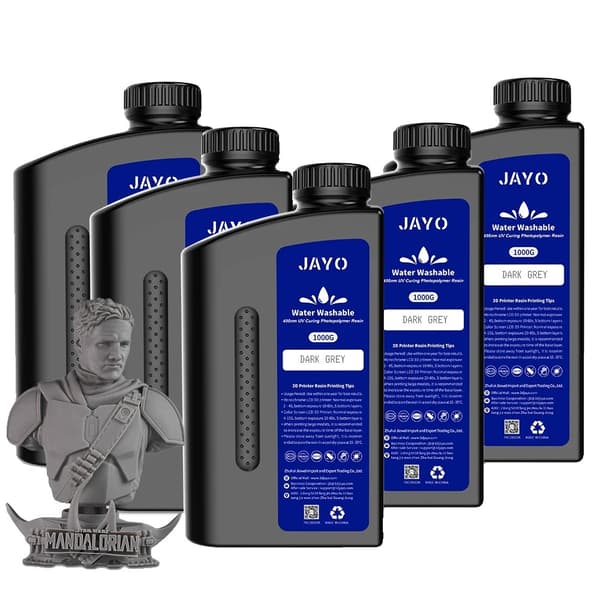 Vandvaskbar 3D-printerharpiks, Lav lugt, Høj præcision,WW ST Hvid WW ST Dark Grey