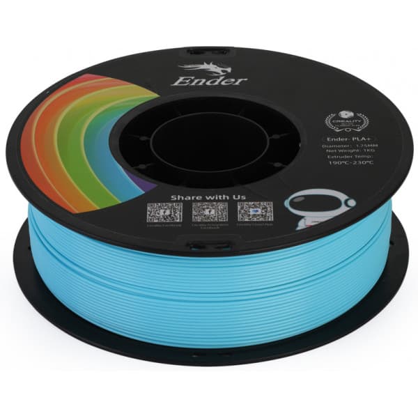 Creality Ender - PLA+ filament til 3D printer, 1.75 mm, blå