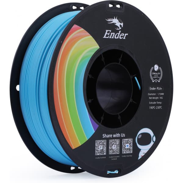 Creality Ender - PLA+ filament til 3D printer, 1.75 mm, blå