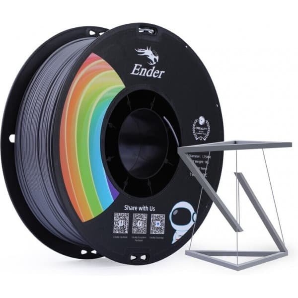 Creality CR-PETG -filamentti 3D -tulostimeen, 1.75 mm, harmaa