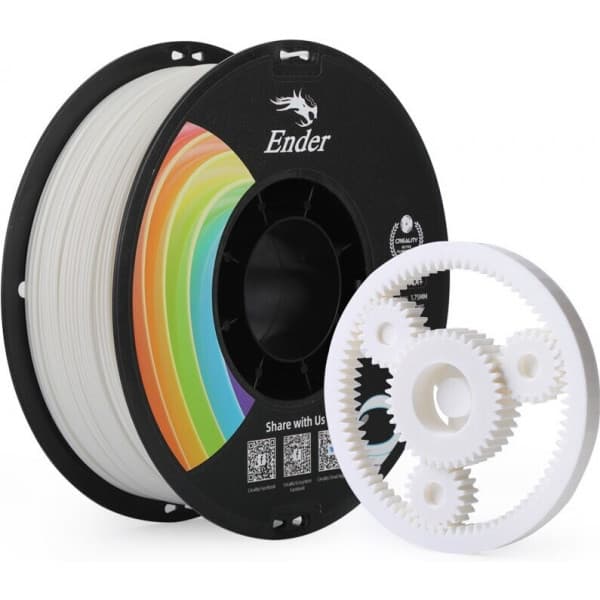 Creality Ender - PLA+ -filamentti 3D -tulostimeen, 1.75 mm, valkoinen