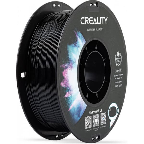 Creality CR-PETG filament til 3D-printer, 1,75 mm, sort