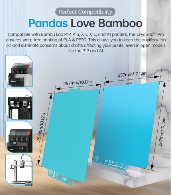 Panda CryoGrip Pro Glacier - P1/X1/A1