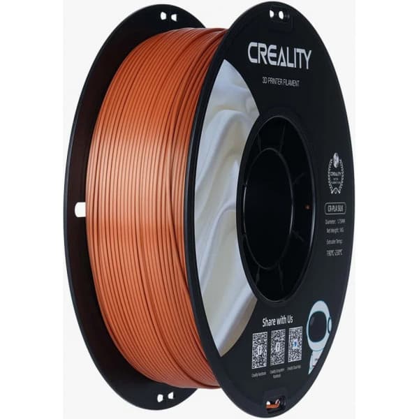 Creality CR-PLA Silk -filament för 3D-skrivare, 1,75 mm, röd koppar