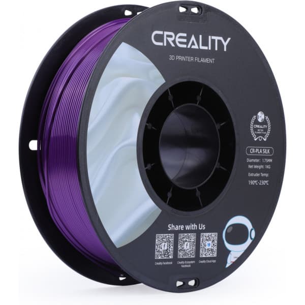 Creality CR-PLA Silk -filamentti 3D-tulostimeen, 1,75 mm, violetti